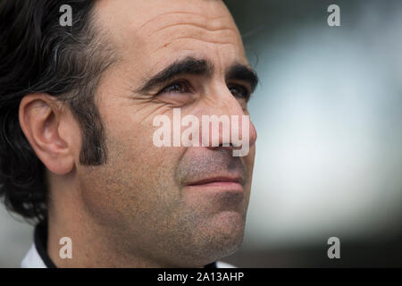 Dario Franchitti, (Indianapolis 500 vincitore), a Goodwood xiii sett 2019 a Chichester, Inghilterra. Copyright Michael Cole Foto Stock