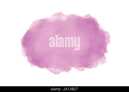 Abstract viola schizzi ad acquerello su sfondo bianco Illustrazione Vettoriale