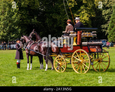 Chatsworth Country Fair, Cavallo e Carrozza concorrenza, 2019 Foto Stock