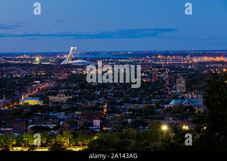 Est di Montreal visualizza Foto Stock