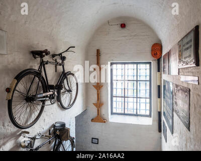 Interno della prigione e il Museo della polizia in Ripon North Yorkshire, Inghilterra Foto Stock