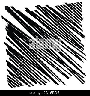 In frantumi, frattura, effetto di rottura. Distruzione, distruggere pattern, texture. Danni stracciati elemento di design. Schegge di dispersione, frammenti dello sfondo. Abstra Illustrazione Vettoriale