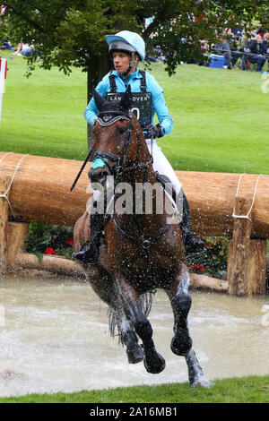 Izzy Taylor - Springpower - Burghley Horse Trials 2019 Foto Stock