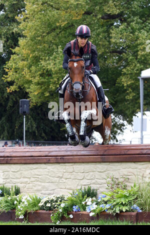 Sarah Bullimore - Reve Du Rouet - Burghley Horse Trials 2019 Foto Stock