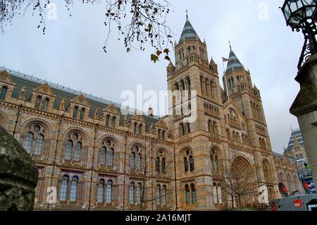 London Natural History Museum 241210 Foto Stock