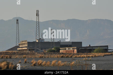 Nicosia International Airport in disuso. Foto Stock