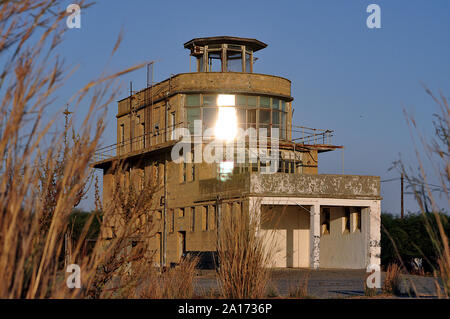 Nicosia International Airport in disuso. Foto Stock