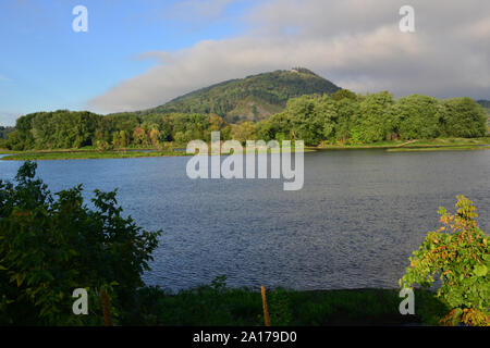 Il fiume Susquehanna in Harrisburg, Pennsylvania. Foto Stock