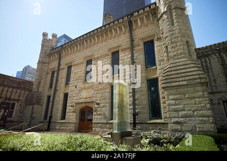 Chicago opere d'acqua acqua storica pompa tower house casa di lookinglass Theatre Company di chicago, illinois, Stati Uniti d'America Foto Stock