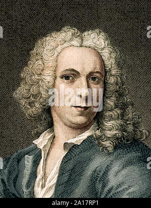 Carl von Linné (Carlo Linneo, Carolus Linnaeus) (1707-1778), botanico svedese, uno zoologo e medico che ha formalizzato nomenclatura binomiale. Foto Stock