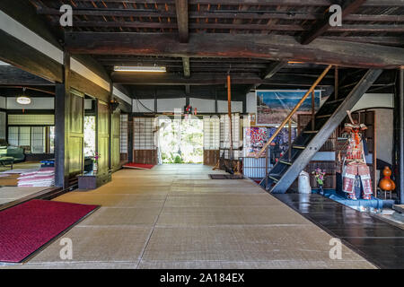 Kanzo Yashiki (ex Takano residenza di famiglia), una casa tradizionale giapponese in Shioyama, Koshu City, Yamanashi, Giappone Foto Stock