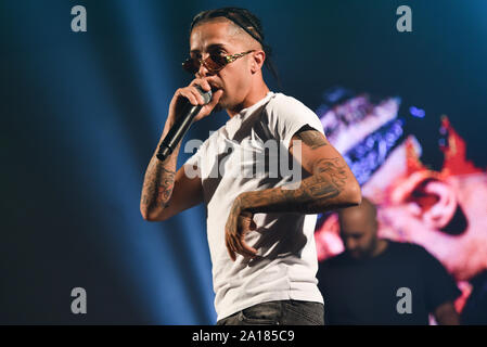 Gli Highlights della seconda giornata del festival di Leeds a Bramham Park con ventole godendo di un altro giorno di musica e di sole. Dotato di: Dappy dove: Leeds, Regno Unito quando: 24 Ago 2019 Credit: Graham Finney/WENN Foto Stock