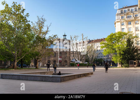 Sofia, Bulgaria - 2 Maggio. 2019: Museo Archeologico Nazionale su Atanas Burov Square. Foto Stock