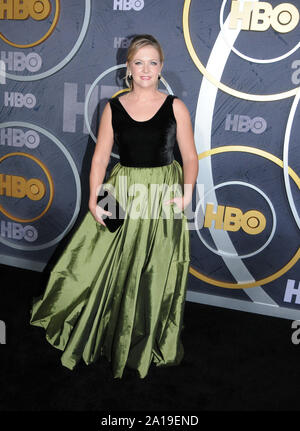 West Hollywood, California, Stati Uniti d'America 22 settembre 2019 Attrice Melissa Joan Hart assiste del HBO Post Emmy Award a seguito di ricezione 71st Primetime Emmy Awards il 22 settembre 2019 presso il Plaza al Pacific Design Center in West Hollywood, California, Stati Uniti d'America. Foto di Barry re/Alamy Stock Photo Foto Stock