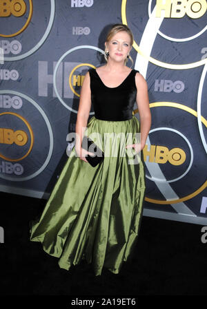 West Hollywood, California, Stati Uniti d'America 22 settembre 2019 Attrice Melissa Joan Hart assiste del HBO Post Emmy Award a seguito di ricezione 71st Primetime Emmy Awards il 22 settembre 2019 presso il Plaza al Pacific Design Center in West Hollywood, California, Stati Uniti d'America. Foto di Barry re/Alamy Stock Photo Foto Stock