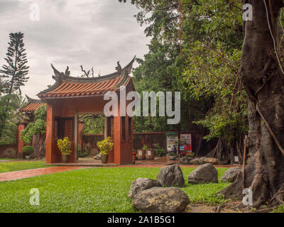 Tainan, Taiwan - 10 Ottobre 2016: il famoso Tempio di Confucio in Tainan Foto Stock