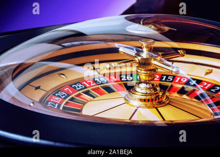 Immagine della roulette del casinò Foto Stock