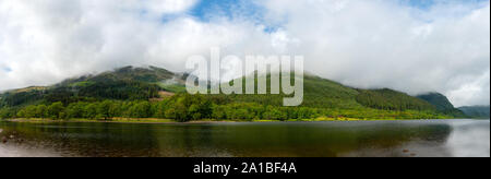 Loch Lubnaig paesaggio a Glencoe area nelle Highlands della Scozia Foto Stock