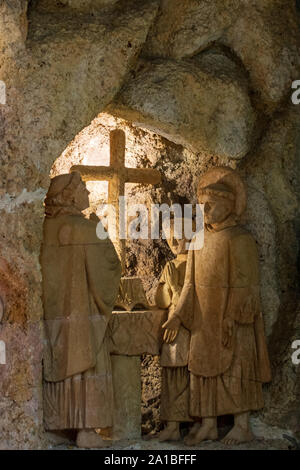 La Chiesa dell'Immacolata Concezione, Greccio, Italia Foto Stock