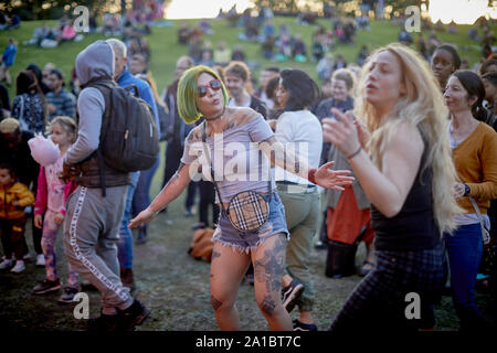 Il secondo festival annuale di Manchester in Platt Fields Park Foto Stock