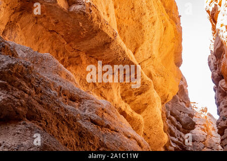 Escursionismo nel White Owl Canyon Lake Mead National Recreation Area a Nevada Foto Stock