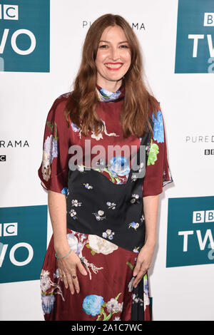 Londra, Regno Unito. Xxv Sep, 2019. Londra, Regno Unito. 25 settembre 2019: Kelly Macdonald presso l' GIRI/HAJI' proiezione al Curzon Bloomsbury, Londra. Immagine: Steve Vas/Featureflash Credito: Paul Smith/Alamy Live News Foto Stock