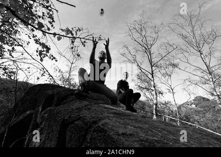 La funicolare in Thale, Harz. Foto Stock