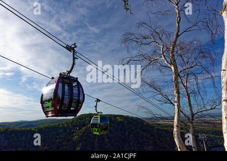 La funicolare in Thale, Harz. Foto Stock