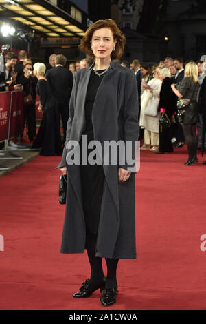 Londra, Regno Unito. Xxv Sep, 2019. Gina McKee assiste il cielo dell'Atlantic UK Premiere di Caterina la Grande al Curzon Mayfair di Londra. Credito: SOPA Immagini limitata/Alamy Live News Foto Stock