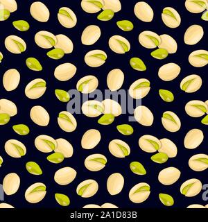 Modello con pistacchi Illustrazione Vettoriale