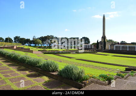 Michael Joseph Savage Memorial, Bastione punto, Auckland, Nuova Zelanda Foto Stock