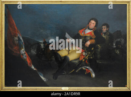 Manuel de Godoy y Alvarez de Faria (1767-1851). Politico spagnolo. Primo segretario di Stato. Manuel de Godoy, Principe della Pace, 1801. Da Francisco de Goya y Lucientes (1746-1828). San Fernando Accademia Reale di Belle Arti. Madrid. Spagna. Foto Stock