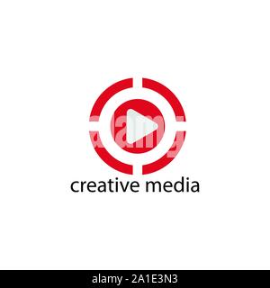 Quattro logo del vento. L'energia eolica Logo Design modello di vettore - Vettore - Vettore Illustrazione Vettoriale