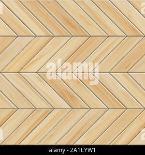 Seamless texture di chevron parquet in legno. Alta risoluzione modello di legno chiaro Foto Stock