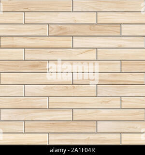 Seamless texture a strisce di parquet. Alta risoluzione modello di legno chiaro Foto Stock