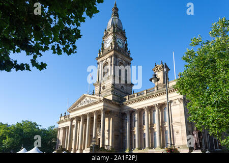 Bolton Town Hall, Victoria Square, Bolton, Greater Manchester, Inghilterra, Regno Unito Foto Stock