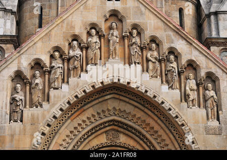 Castello di Vajdahunyad, Budapest City Park. Ungheria Foto Stock