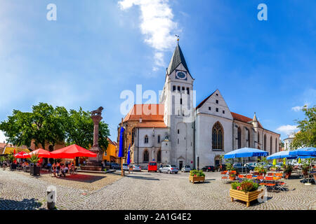 Cattedrale, Eichstaett, Baviera, Germania Foto Stock