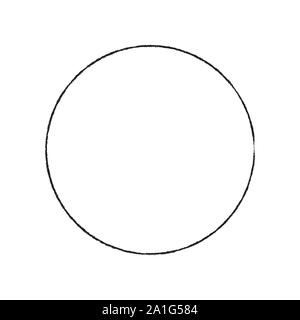 Cerchio sottile telaio Illustrazione Vettoriale