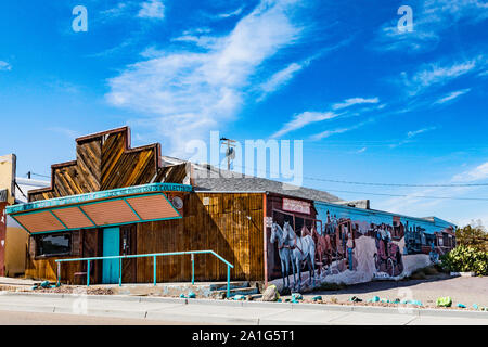 Searchlight Nevada Foto Stock