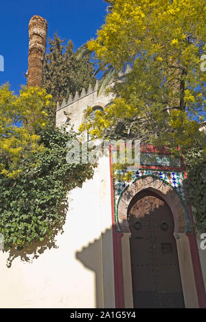 Casa araba nel quartiere di Albaycín, Granada, Andalusia Foto Stock