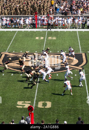 Miche Football Stadium presso l'Accademia Militare degli Stati Uniti, West Point, NY, STATI UNITI D'AMERICA Foto Stock