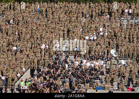 Miche Football Stadium presso l'Accademia Militare degli Stati Uniti, West Point, NY, STATI UNITI D'AMERICA Foto Stock