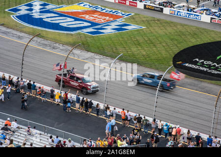 Campionato NASCAR 400 a Richmond, VA. Race Track. Foto Stock