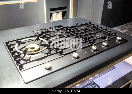 Salone di cucina Asko con elettrodomestici, mostra Asko Appliances AB al Global Innovations Show IFA 2019 Foto Stock