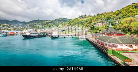 Kingstown, Saint Vincent e Grenadine. Foto Stock