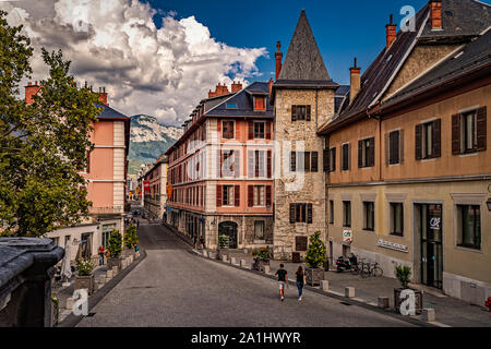 Francia Alta Savoia - Chambery - Rue de Boigne Foto Stock