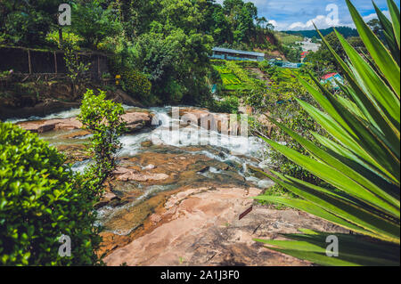 Bella cascata Camly In da Lat città, Foto Stock