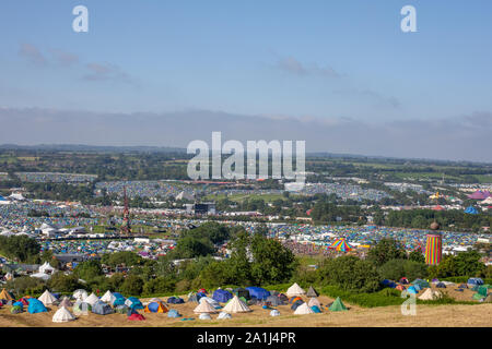 Glastonbury Festival 2019. Credito: Charlie Raven/Alamy Foto Stock