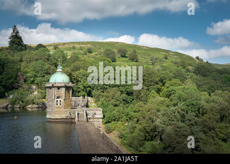 Pen y Garreg diga; Penygarreg serbatoio; Elan Valley; Rhayader; Mid-Wales Foto Stock